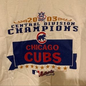 MLB Chicago Cubs Champions 2013 Authentic Collect Mens XL X Large baseball